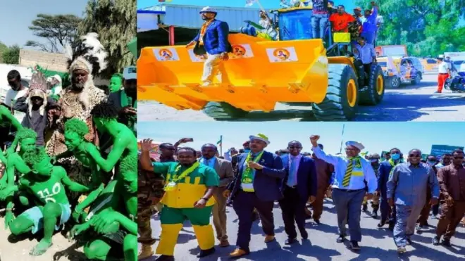 Sawiradda saddexda xisbi oo ololeynaya