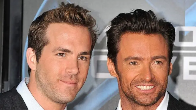 Reunited and it feels so good: Ryan and Hugh appeared together as Deadpool and Wolverine in 2009's X-Men Origins: Wolverine