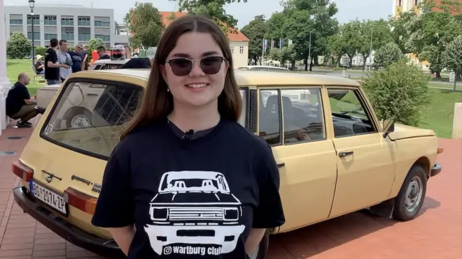 Irena Živković iz Lajkovca otkako je položila vozi vartburga.