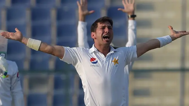 یاسر شاہ نے میچ کے آخری دن مزید دو وکٹیں لی ہیں