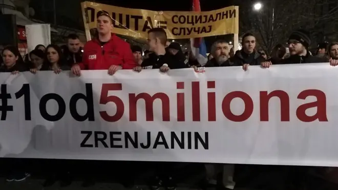 Protesti u Zrenjaninu