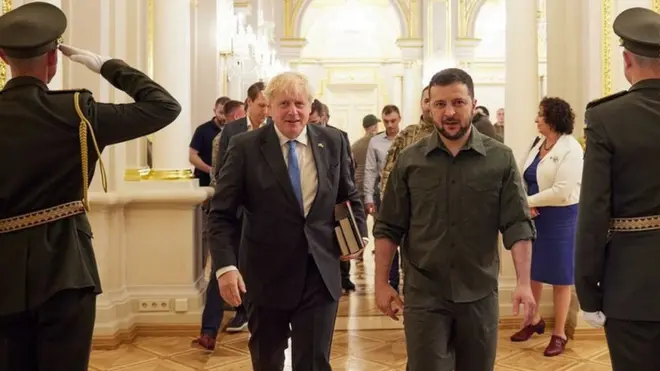 Джонсон и Зеленский