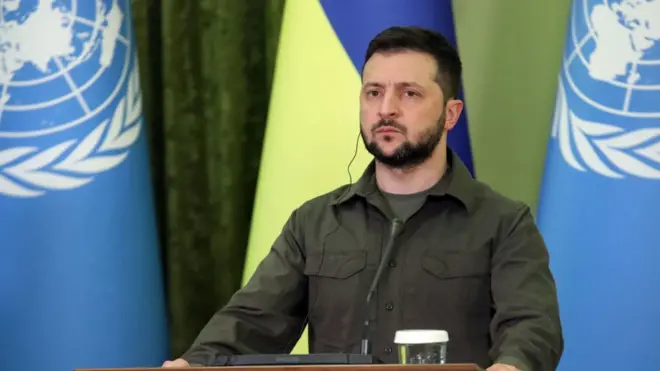 Tổng thống Ukraine Zelensky