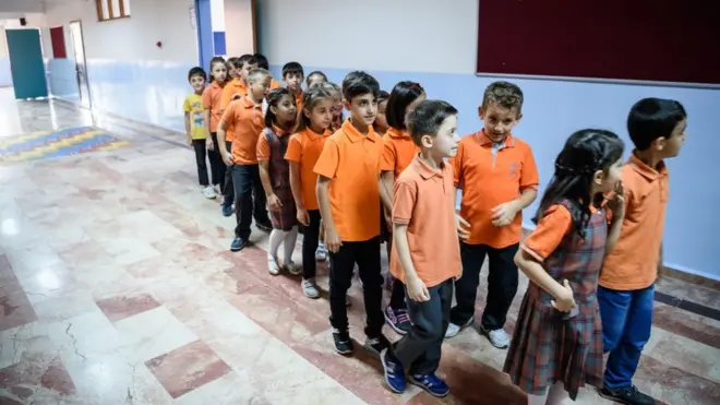 В новом учебном году в учебные заведения отправились около 18 млн турецких школьников