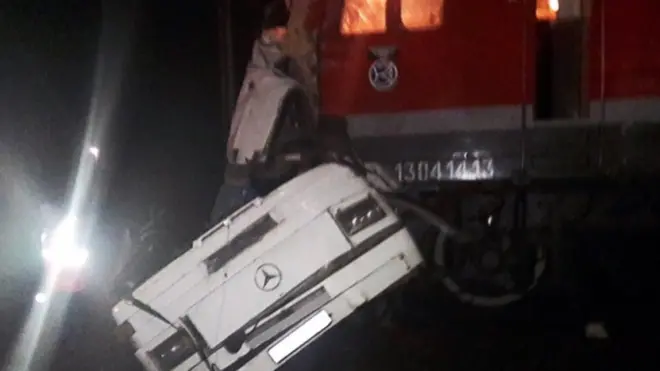 На месте аварии