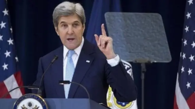 وزير الخارجية الأمريكي جون كيري