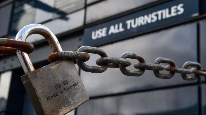 Padlock at Croke Park