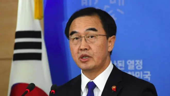 Міністр у справах національного об'єднання Республіки Корея Чо Мін Гюн