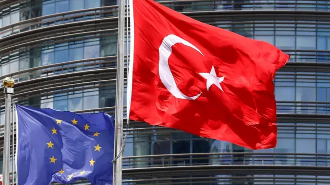 Türkiye-AB bayraklar