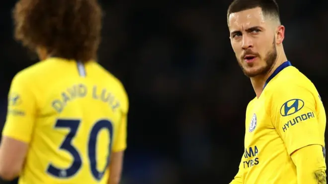 Eden Azar i David Luiz