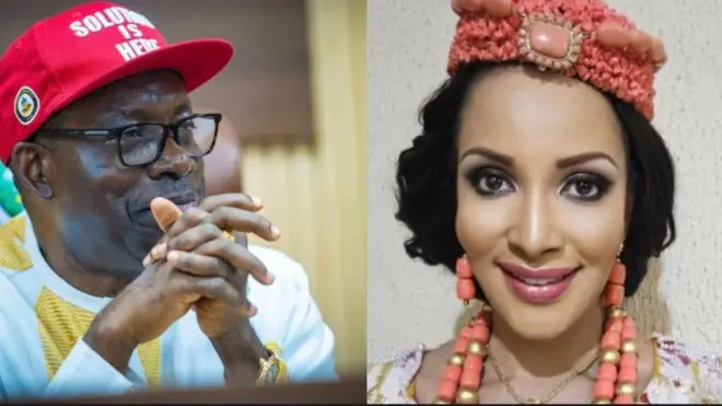 Gọvanọ Charles Soludo nke Anambara Steeti na Bianca Ojukwu