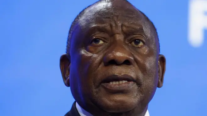 የደቡብ አፍሪካ ፕሬዚዳንት ሲሪል ራማፎሳ