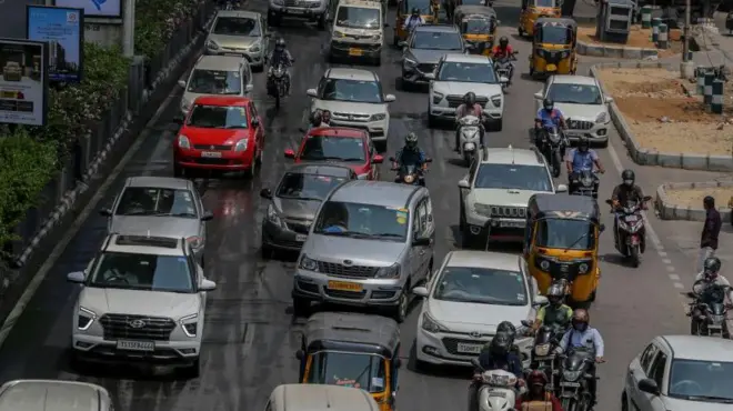 హైదరాబాద్, తెలంగాణ, ట్రాఫిక్, వాహనాలు