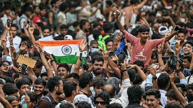 छात्रों का प्रदर्शन