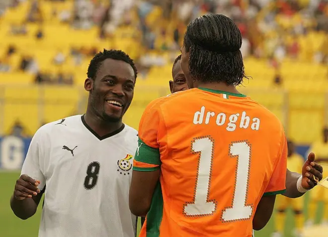 Drogba et Essien