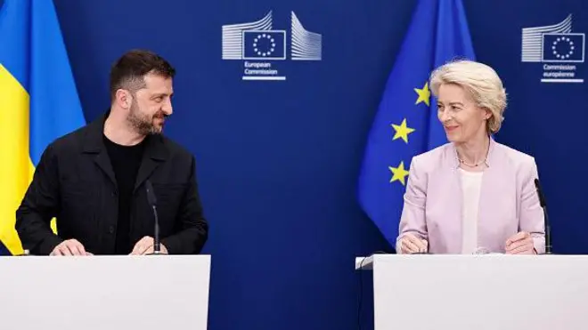 Зеленський і фон дер Ляєн