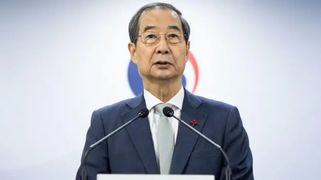 هان داکسو، رئیسجمهور موقت کره جنوبی