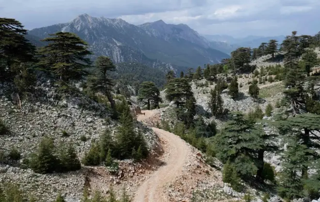 Tahtali Dagi, aussi connu sous le nom de Lycian Olympus.