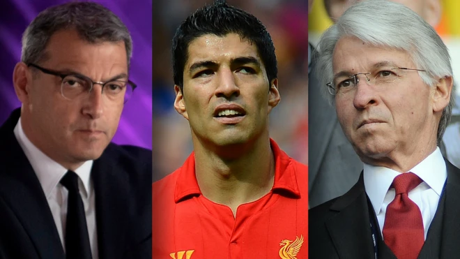 دیک لاو، لوئیس سوارز و دامین کومولی