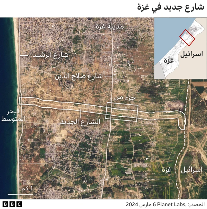 طريق جديد في غزة