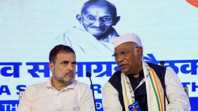 खड़गे और राहुल