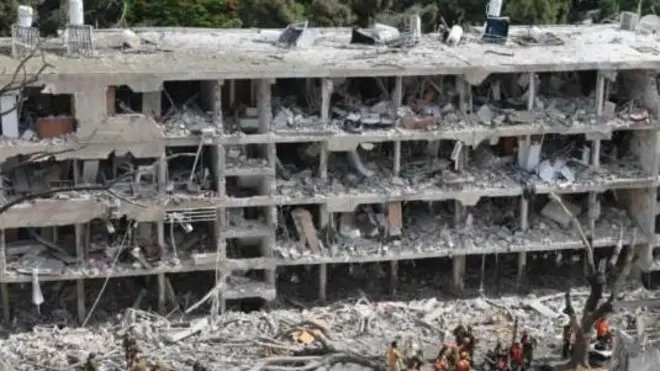 Ibùdó kan tí àdó olóró bajẹ 