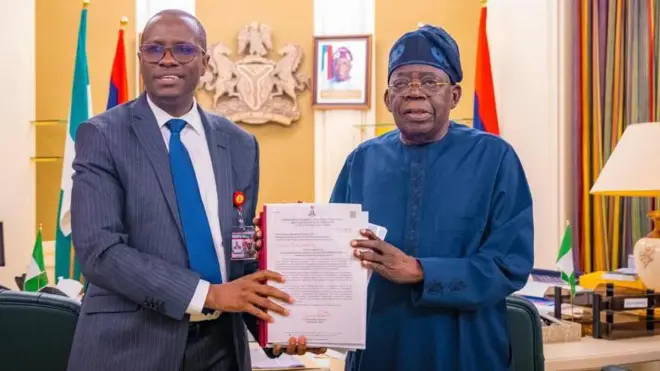 ICPC oga and Nigeria President wit di investigation into di first fake agency case of dis year