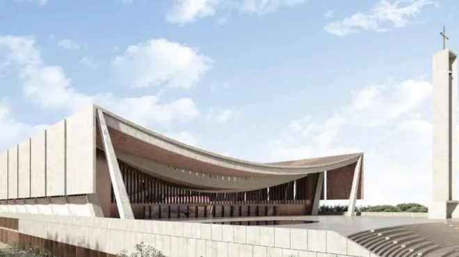 Artist impression of wetin di cathedral go look like