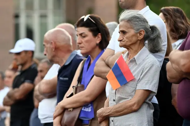 Yerevan Ermənistan mitinq