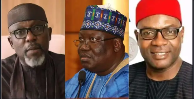 Rochas Okorocha, Ahmed Lawan na Nana Opiah 