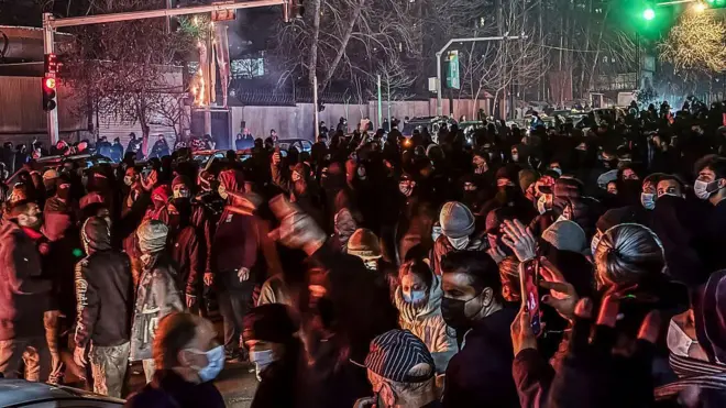 Protestas en Teherán