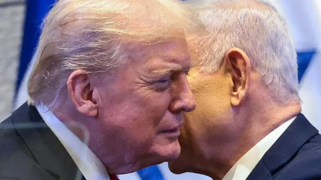 بنیامین نتانیاهو و دونالد ترامپ