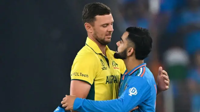 हेज़लवुड और कोहली