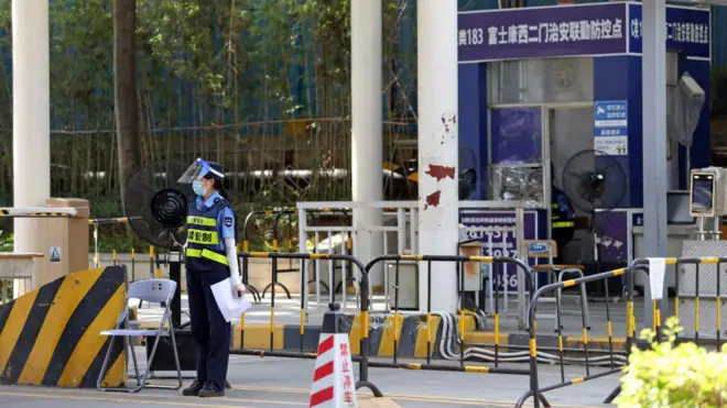 Çin'deki iphone fabrikası