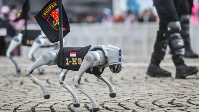 Robot anjing, Polri