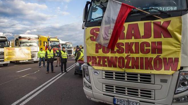 протест польських перевізників
