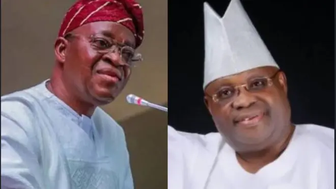 Gboyega Oyetola àti Ademola Adeleke