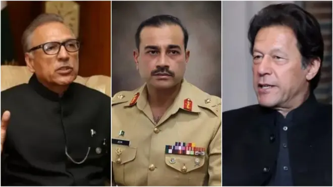 army chief imran and pres