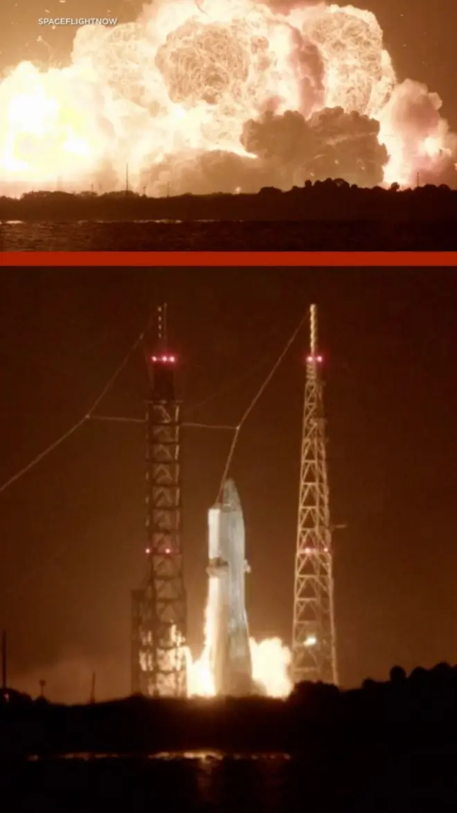 Eksplozija rakete Nju Glen