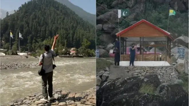 ایل او سی کے آر پار لوگ ایک دوسرے سے بات چیت کرتے ہیں