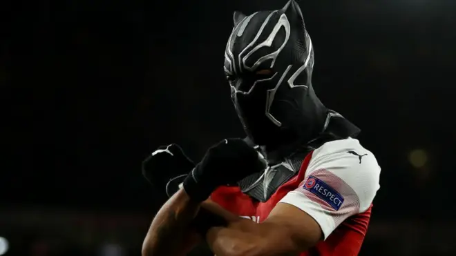 Arsenal forward Pierre-Emerick Aubameyang