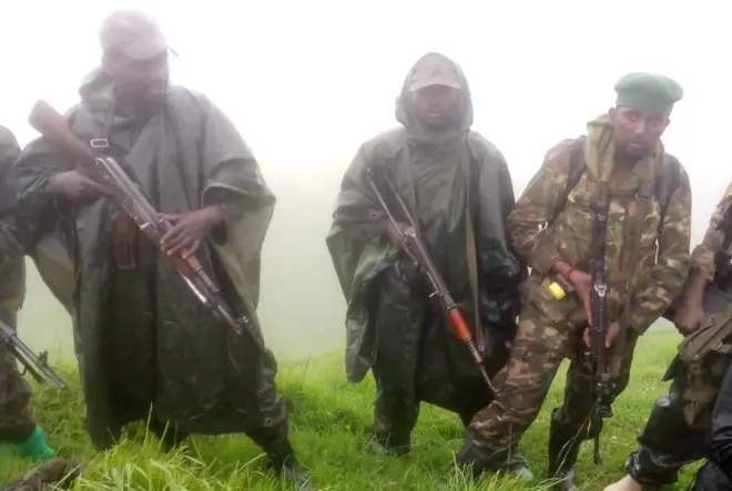 Ifoto y'abarwanyi ba M23 