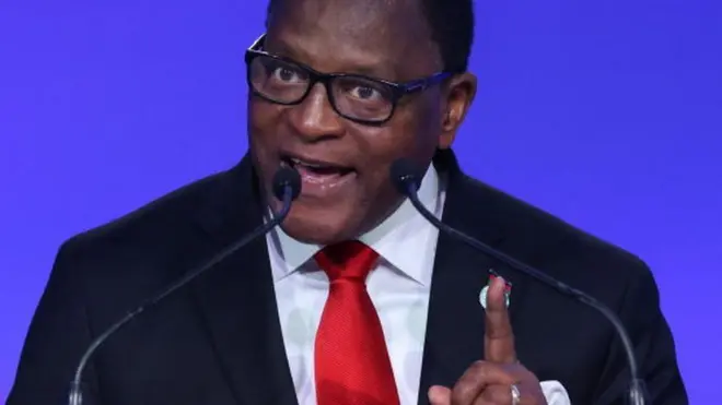 Perezida Lazarus Chakwera mu 2021