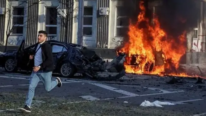 ruski raketni napadi na gradove u ukrajini