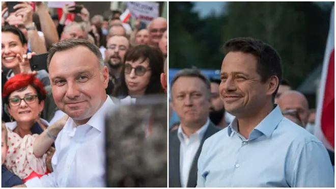 Анджей Дуда та Рафал Тшасковський