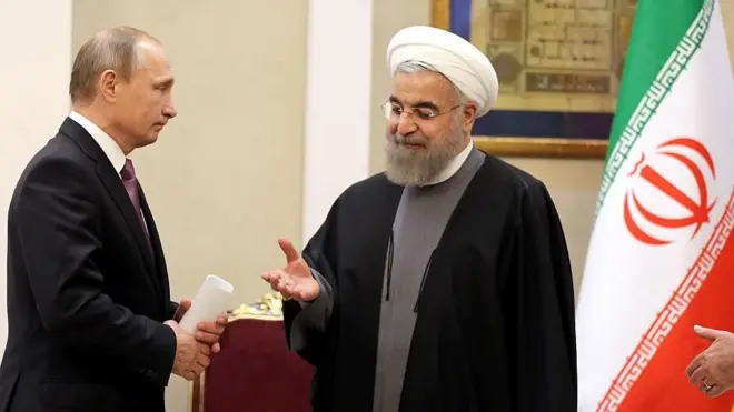 Həsən Ruhani və Vladimir Putin ötən il Tehranda keçirilən sammitdə o cümlədən energetika layihələrini müzakirə ediblər.