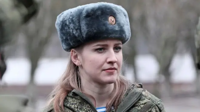 రష్యా సైనికురాలు