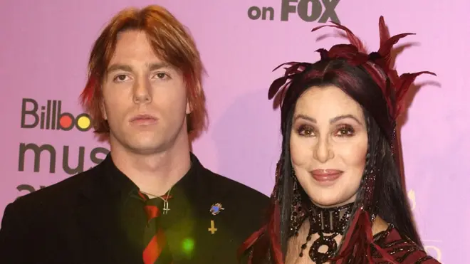 Elijah Blue Allman and Cher pictured in 2002