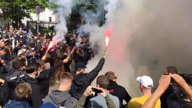 Акція на підтримку Сергія Стерненка