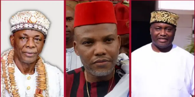 Eze Chukwuemeka Eri, Nnamdi Kanu na Ifeanyi Ubah
